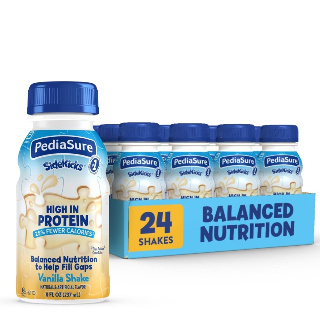 Sidekicks Vanilla Shake  High Protein Nutrition